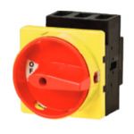 16-125A DISCONNECT SWITCH - FRONT MOUNTING WITH RED/YELLOW PADLOCK