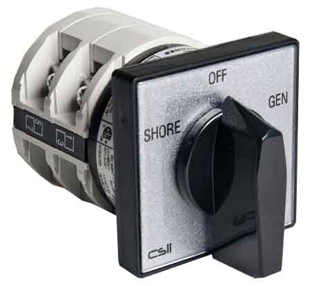 Csii open or enclosed cam switches with mountings single hold 22mm, 30mm or 36mm, 48mm, 68mm square.